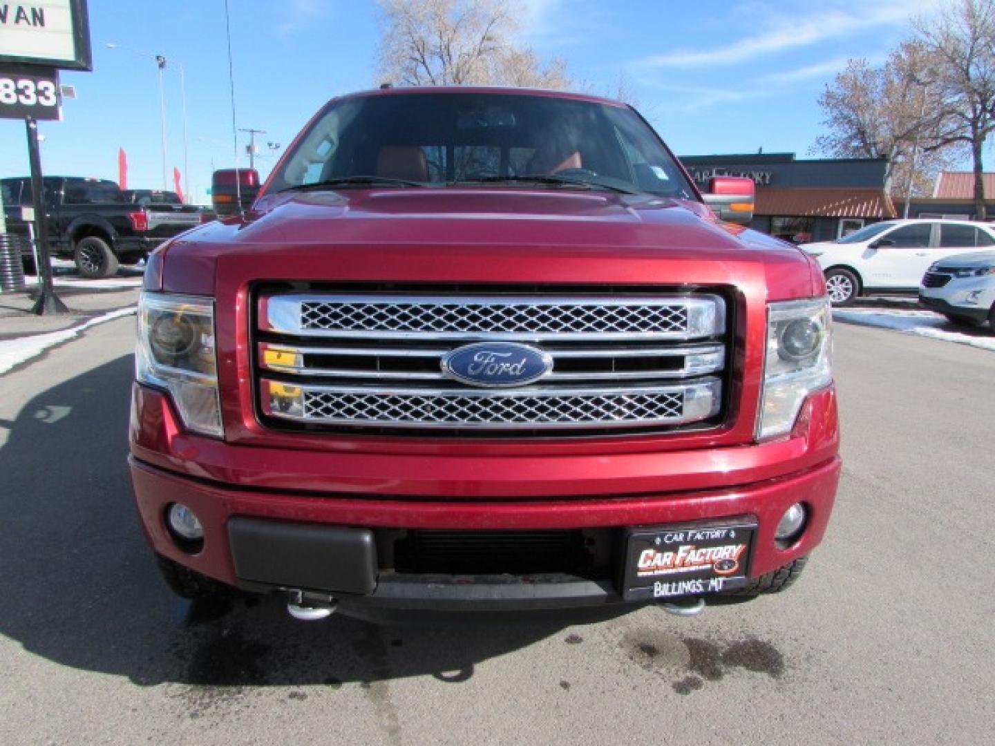 2013 Ruby Red /Red leather Ford F-150 Limited (1FTFW1ET1DF) with an 3.5 Ecocoost Twin Turbo V6 engine, 6 speed automatic transmission, located at 4562 State Avenue, Billings, MT, 59101, (406) 896-9833, 45.769516, -108.526772 - Photo#6